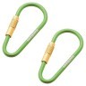 Munkees 3201 карабин Mini Link 3 мм x 48 мм (пара) grass green