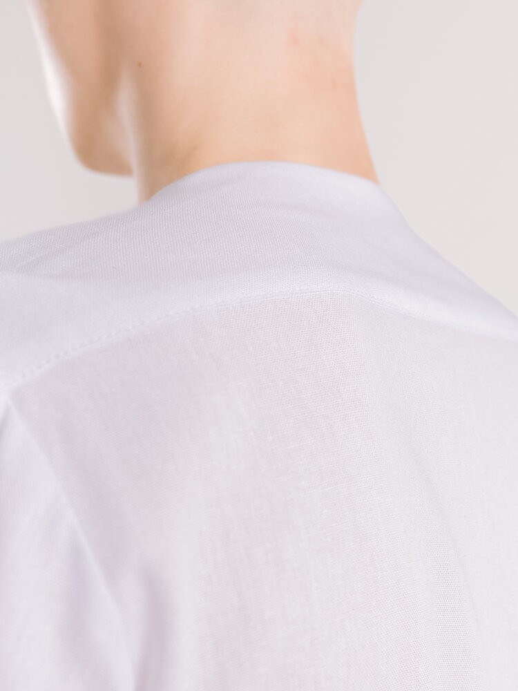 Мужская рубашка белая с длинным рукавом Pobedov Horizon