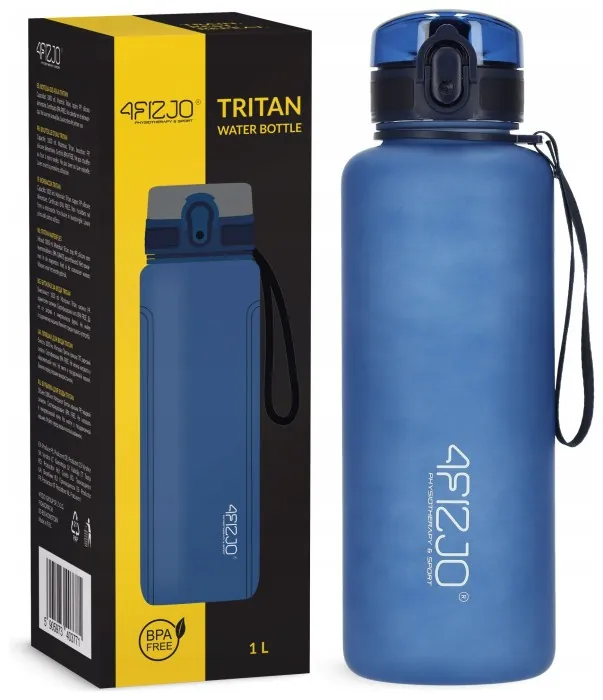 Бутылка для воды спортивная 4FIZJO 1000 мл Blue (P-5905973403771)