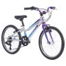 Велосипед 20" Apollo NEO 6s girls Brushed Alloy / Purple / Blue Fade Фото - 1