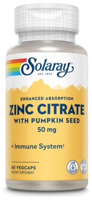 Zinc Citrate 50mg - 60 vcaps