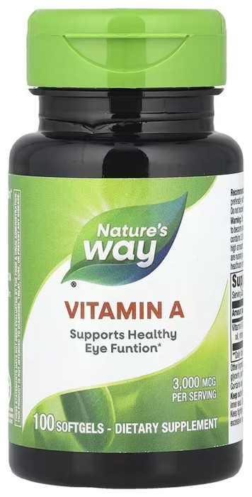 Vitamin A - 100 softgels, укр, укр