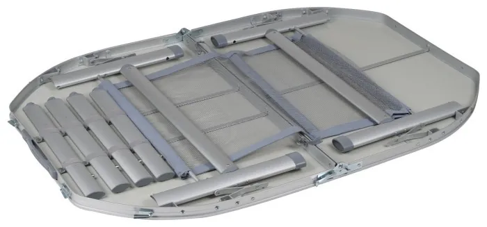 Стіл Bo-Camp Premium Oval 120x80 cm Grey (1404420)