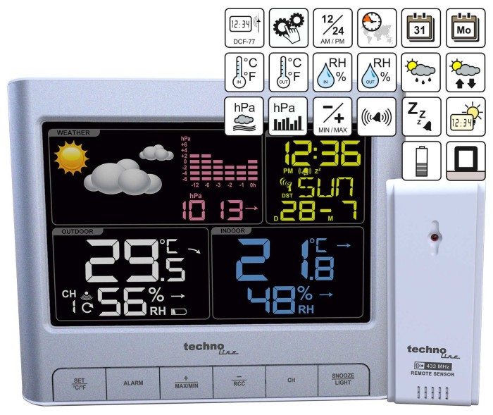 Метеостанция Technoline WS6449 Silver (WS6449)