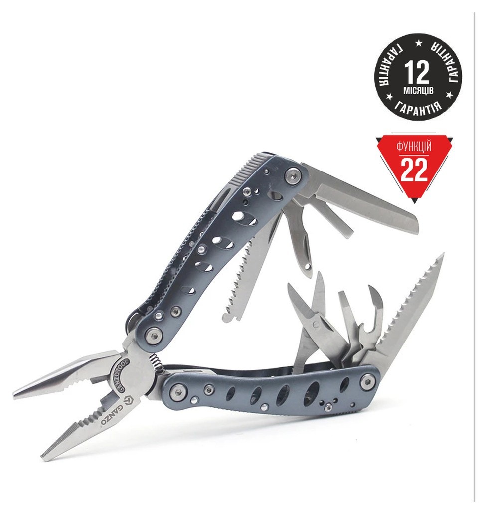 Мультитул Multi Tool Ganzo G101-H (G205), укр, укр