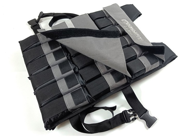 Жилет утяжелитель EasyFit Armor 18 кг наборный с шагом 0,5 кг