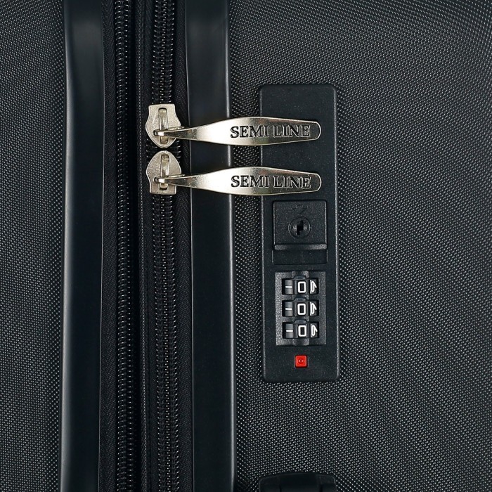 Валіза Semi Line 24" (M) Black (T5925-2)