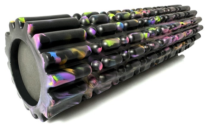 Масажний ролик EasyFit Morze 45 см Чорний