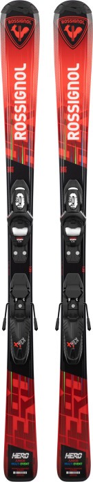 Лыжи горные ROSSIGNOL (RANJY02) HERO JR 100-140 + крепеж (FCKKK01) KID4 2026