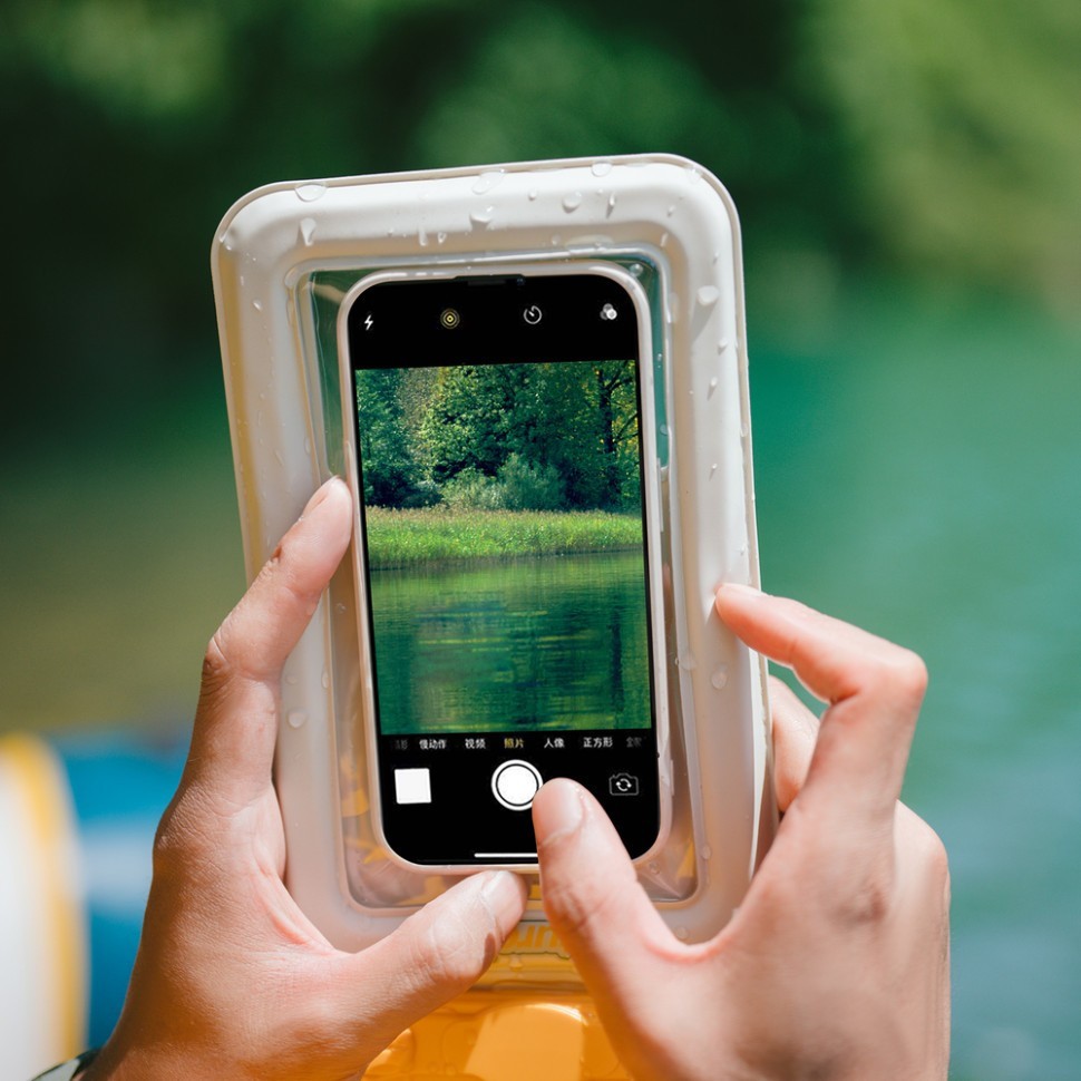 Водонепроницаемый чехол для телефона Naturehike CNK2300BS015, голубой