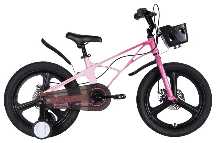 Велосипед MG 18" SPACE KID ANDROMEDA DD рама-10" розово-малиновый 2026