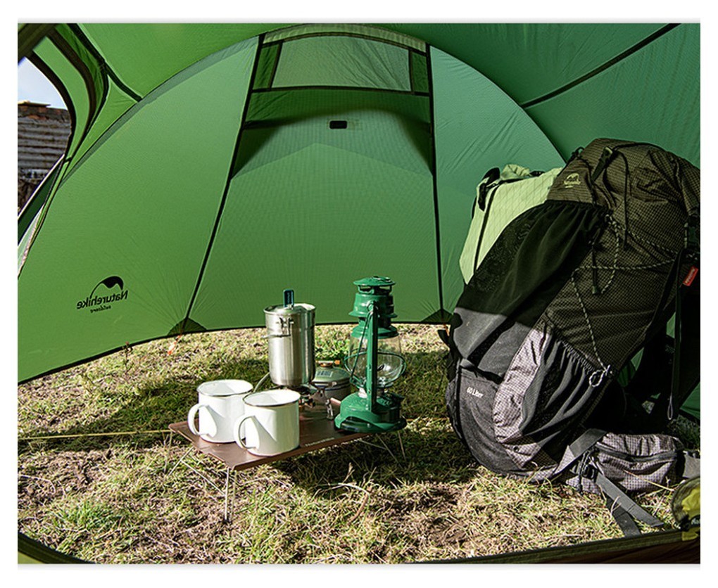 Палатка трехместная Naturehike Opalus, UL, NH17L001-L, светло-зеленая
