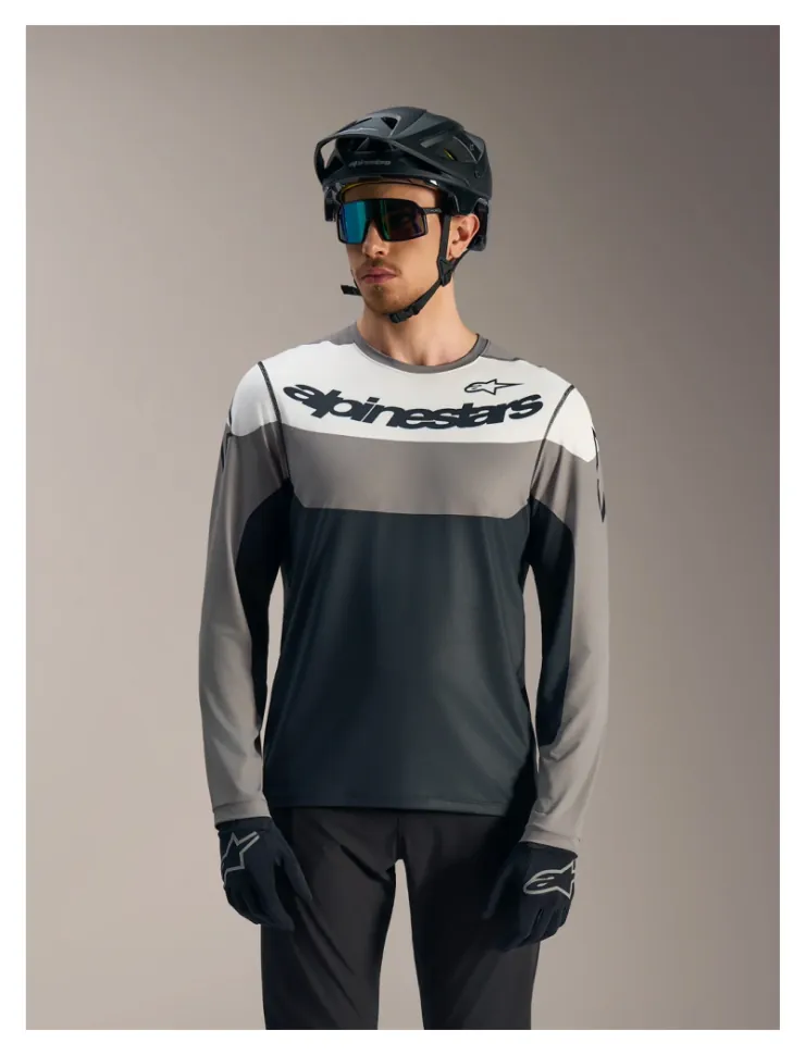 Джерсі Alpinestars A-DURA RACE LS JERSEY GRAY, XL (SPT_1760726-11-XL)