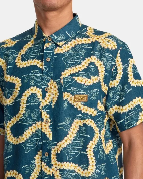 Сорочка з коротким рукавом RVCA ( AVYWT00500 ) EXOTICA WVTP 2024