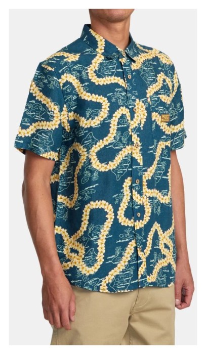 Сорочка з коротким рукавом RVCA ( AVYWT00500 ) EXOTICA WVTP 2024