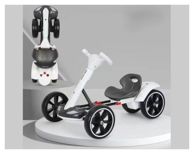 Детский электрокар GO KART F1 white (Белый)