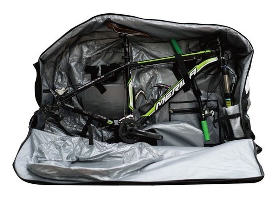 Чохол для велосипеда 26-29" XXF BIKE TRANSPORT BAG 600D, м'який, чорно-сірий