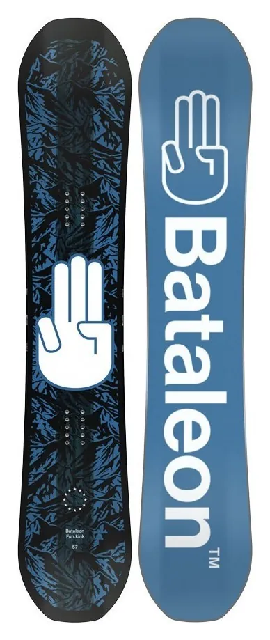 Сноуборд Bataleon FUN.KINK 154 Blue/black/white (BA.21.10.FK.) O (154 см black, blue, white)