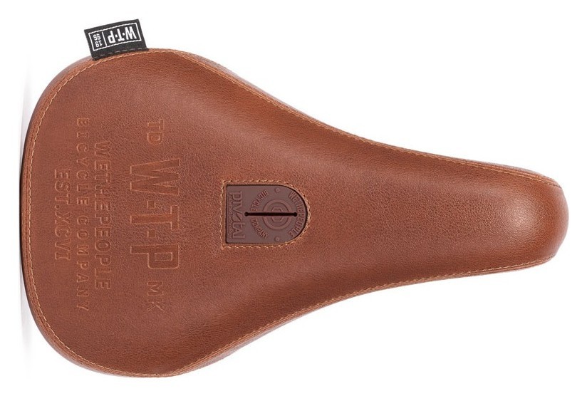 Сідло для велосипеда WeThePeople TEAM PIVOTAL FAT Brown leather (07001010220), укр, укр