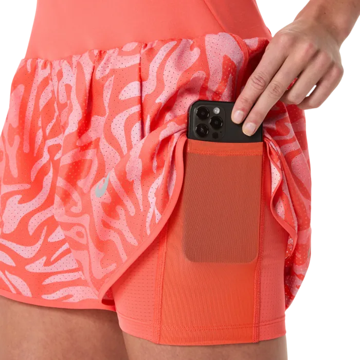 Платья, юбки, бриджи, шорты Asics ( 2012D077 ) ROAD ALL OVER PRINT 2-N-1 3.5IN SHORT 2025