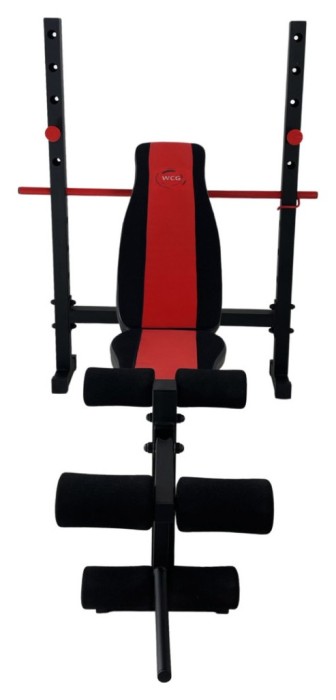 Скамейка под штангу с тренажером для ног RN-Sport WG 1000