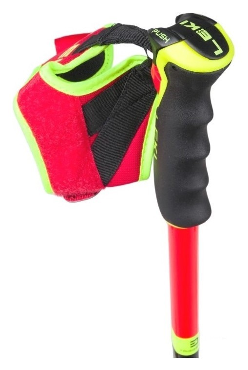 Палки для горных лыж Leki WORLDCUP GS-TBS 115см Fluorescent red/black/neon yellow (65067761-WRH)