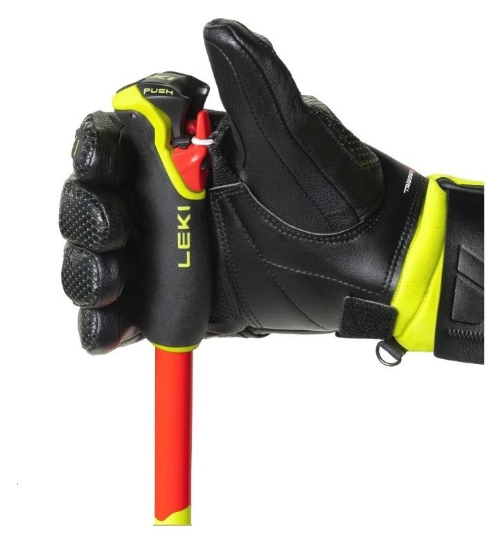 Палки для горных лыж Leki WORLDCUP GS-TBS 115см Fluorescent red/black/neon yellow (65067761-WRH)