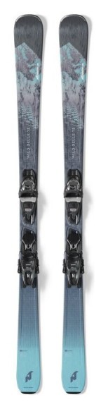 Лежи горные комплект Nordica WILD BELLE 78 W+TP2LT11 FDT 150см Anthrazite/aqua (0A1269SB) WRH