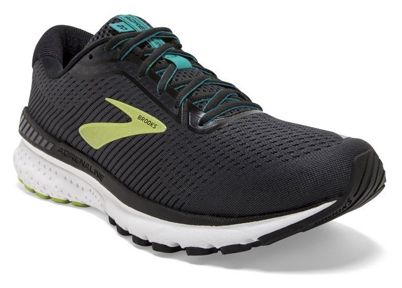 Кросівки чоловічі Brooks ADRENALINE GTS M 41 (8.0US) Black/lime/blue grass (1103071D018), укр, укр