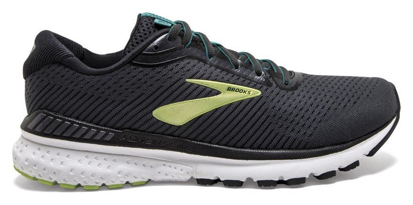 Кросівки чоловічі Brooks ADRENALINE GTS M 41 (8.0US) Black/lime/blue grass (1103071D018)