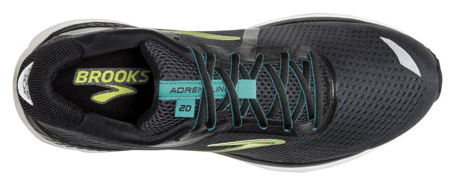 Кросівки чоловічі Brooks ADRENALINE GTS M 41 (8.0US) Black/lime/blue grass (1103071D018)