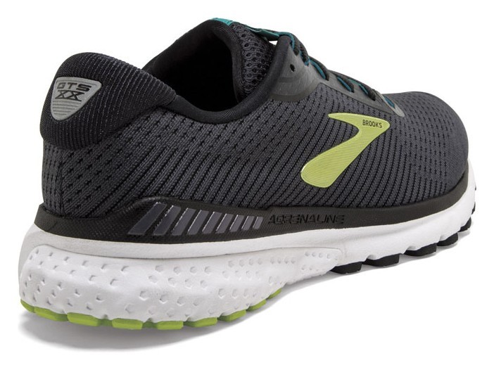Кросівки чоловічі Brooks ADRENALINE GTS M 41 (8.0US) Black/lime/blue grass (1103071D018), укр, укр