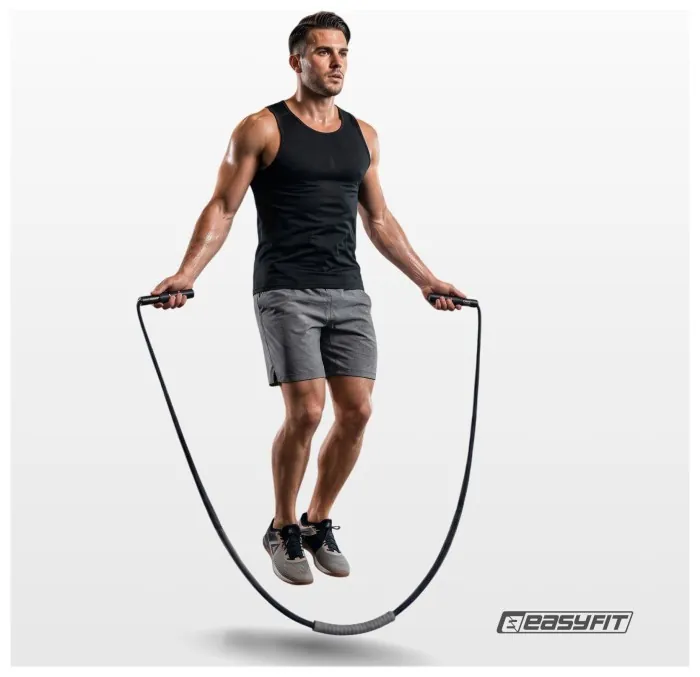 Швидкісна скакалка для боксу 2 в 1 EasyFit CrossPower