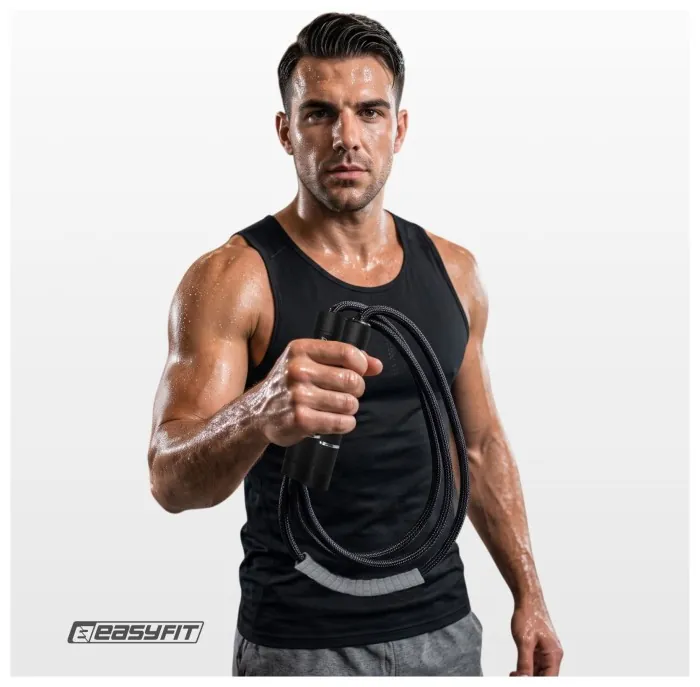 Швидкісна скакалка для боксу 2 в 1 EasyFit CrossPower