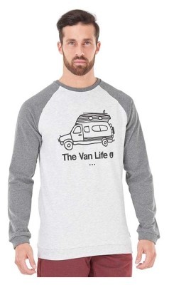 Світшот Picture Organic James dark grey