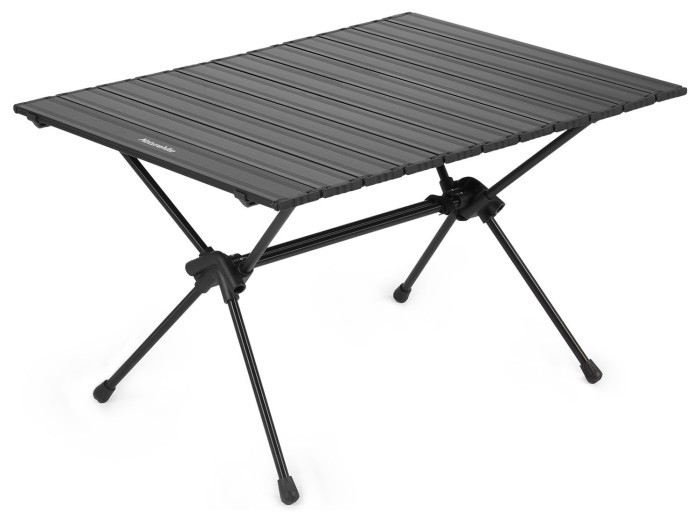 Розкладний стіл полегшений Naturehike CNH22JU037, алюміній, чорний, укр, укр