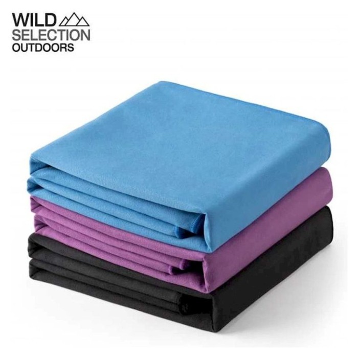 Рушник антибактеріальний швидковисихаючий Fitness Naturehike NH20FS009, 160*80, чорний