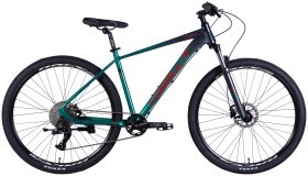 Велосипед AL 29&quot; Formula ZEPHYR 1.0 HDD рама-19&quot; темно-сріблястий з зеленим 2025