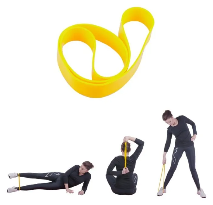Лента-эспандер для упражнений inSPORTline Hangy Light 27,5 см желтая