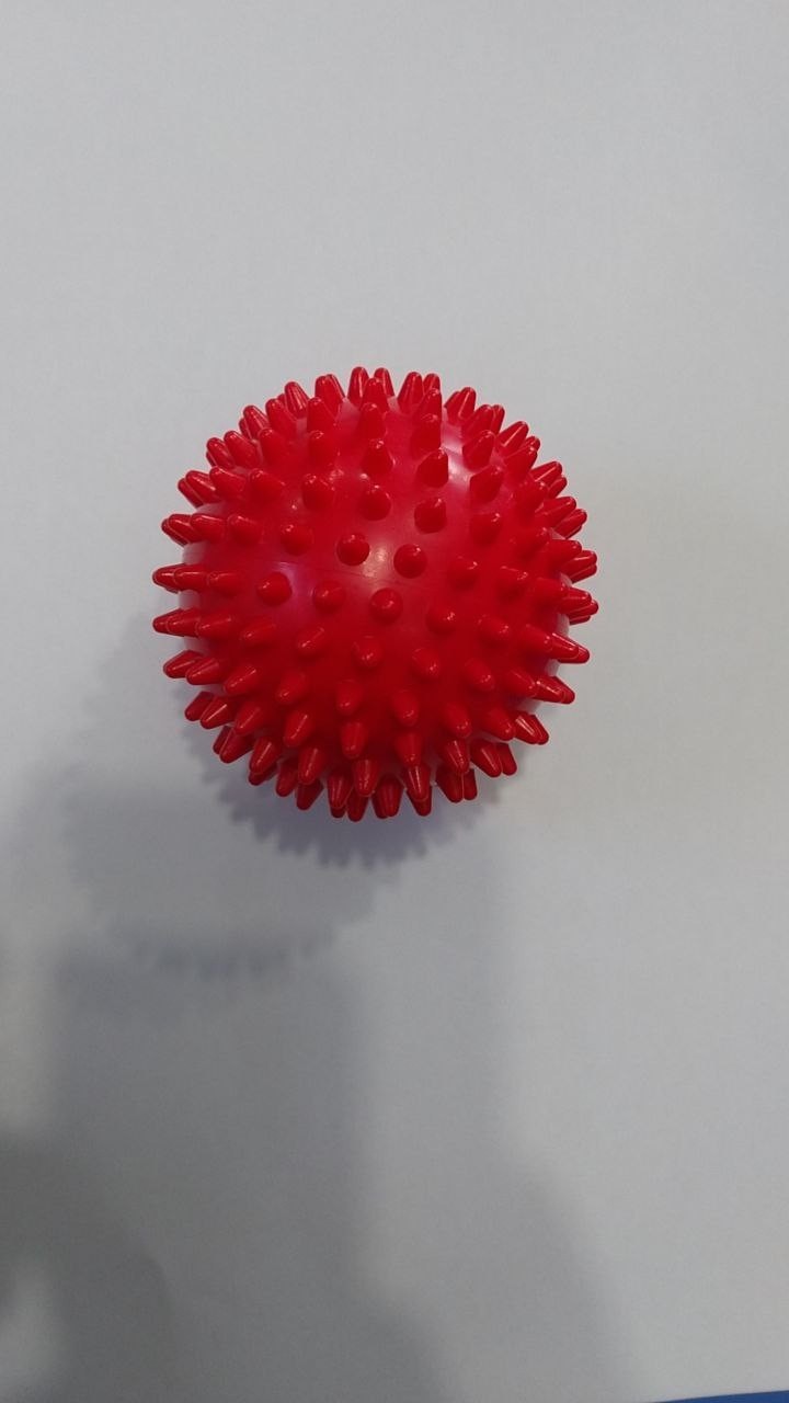 Масажер м'ячик голчастий (7см) Bavar Sport, укр, укр