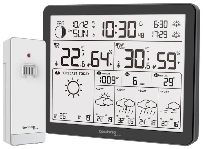 Метеостанция Technoline Tuya Smart/SmartLife WD3000 Black (WD3000)