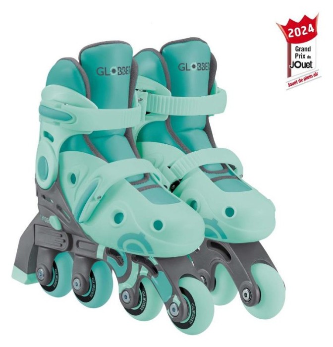 Роликові ковзани GLOBBER 2в1 м'ятно-зелені р.26-29, до 20кг, 3+, укр, укр