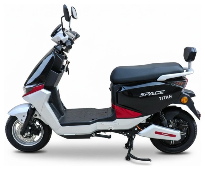 Електроскутер SPACE TITAN 72B 1000Вт 20А*г диск/барабан літій-іонний чорний 2026, укр, укр