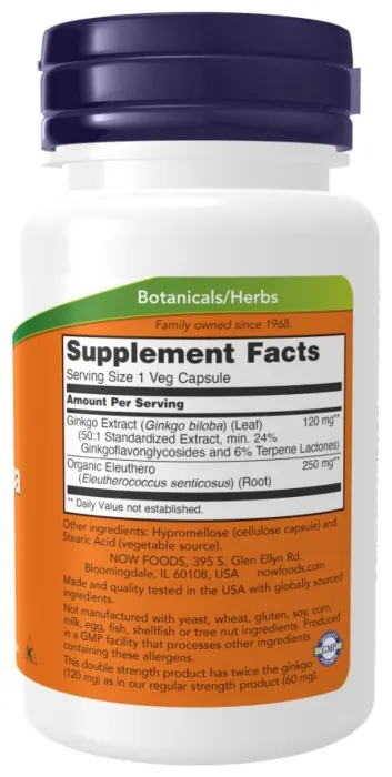 Ginkgo Biloba 120mg - 200 vcaps