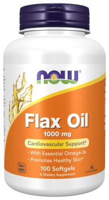 Flax Oil 1000mg - 100 softgels