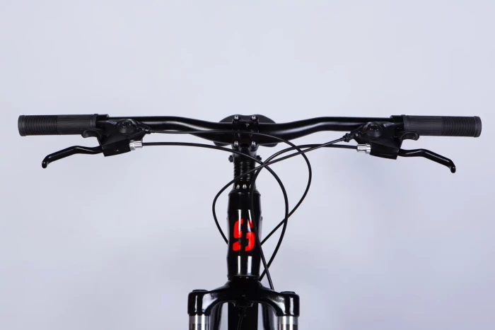 Велосипед AL 27.5" SPACE MERCURY DD FR рама-17" чорно-червоний 2026