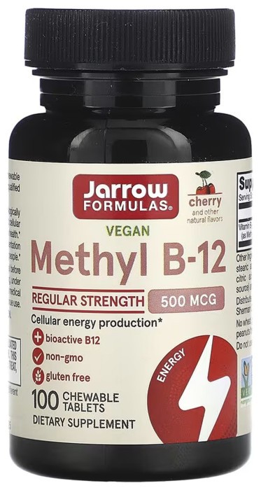Methyl B-12 Methylcobalamin 500 mcg - 100 tabs
