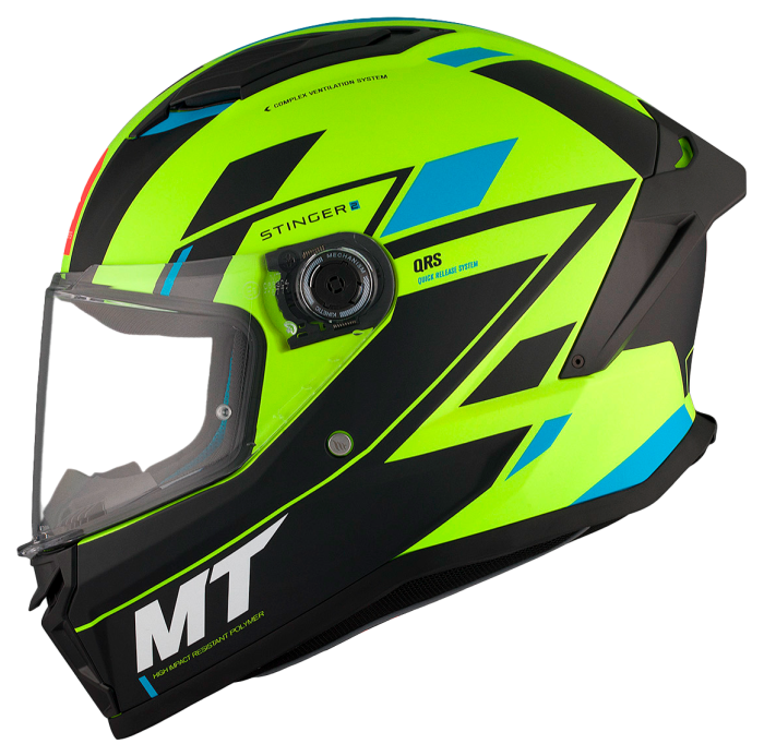 Мотошолом MT STINGER 2 Zivze C3 Matt Yellow