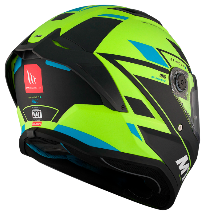 Мотошолом MT STINGER 2 Zivze C3 Matt Yellow