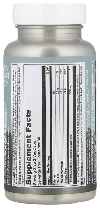 Liposomal Glutathione 500mg - 60 vcaps